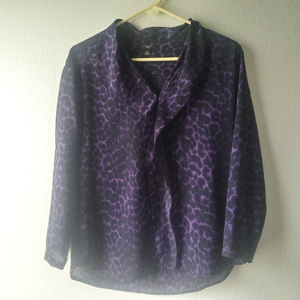 AnnTaylor Leopard  Blouse